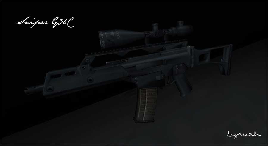 Скачать Модель Sniper G36C для CS 1.6