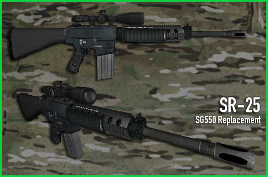 Скачать Модель SR-25 for g3sg1 для CS 1.6