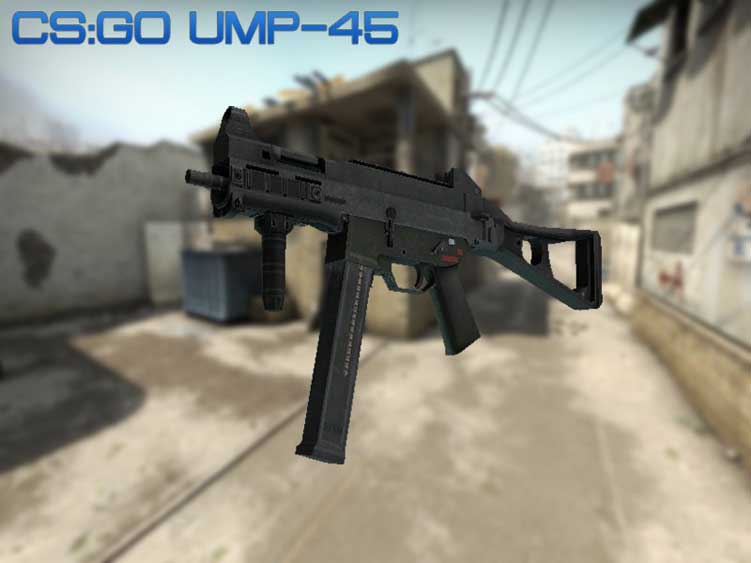 Скачать Модель CSGO UMP-45 для CS 1.6