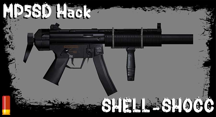 Скачать Модель Shell-Shocc's MP5SD Hack для CS 1.6