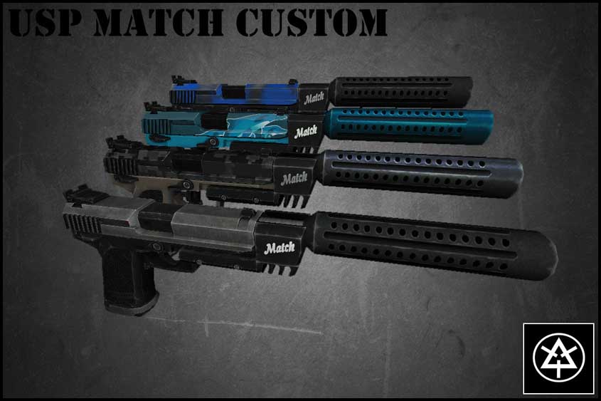 Скачать Модель ImBrokeRU's USP Match Custom для CS 1.6