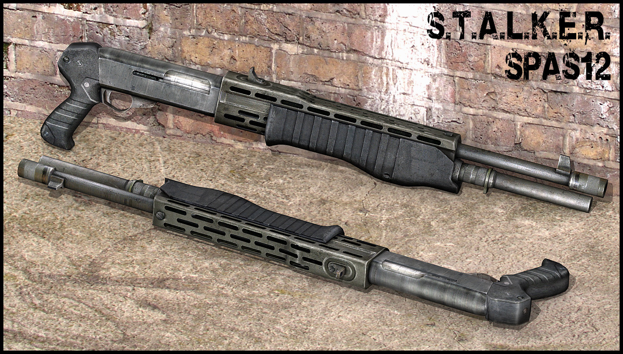 Скачать Модель S.T.A.L.K.E.RSoC SPAS-12 on Mr.B для CS 1.6