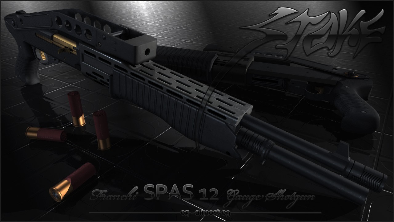 Скачать Модель Stoke's SPAS-12 On 2 Anims Pack для CS 1.6