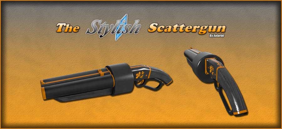 Скачать Модель Xolarinf feat. VALVe - The Stylish TF2 Scattergun для CS 1.6