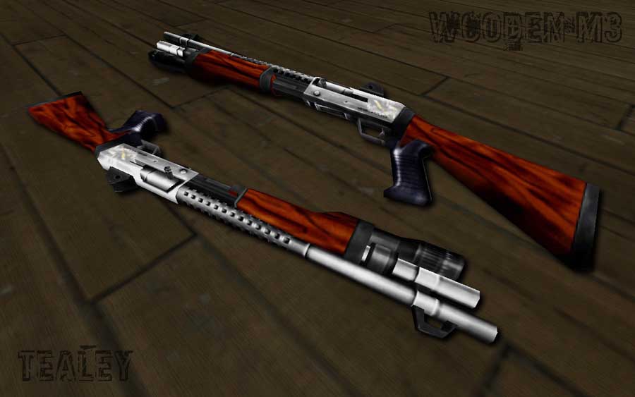 Скачать Модель Wooden Benelli M3 Super 90 для CS 1.6