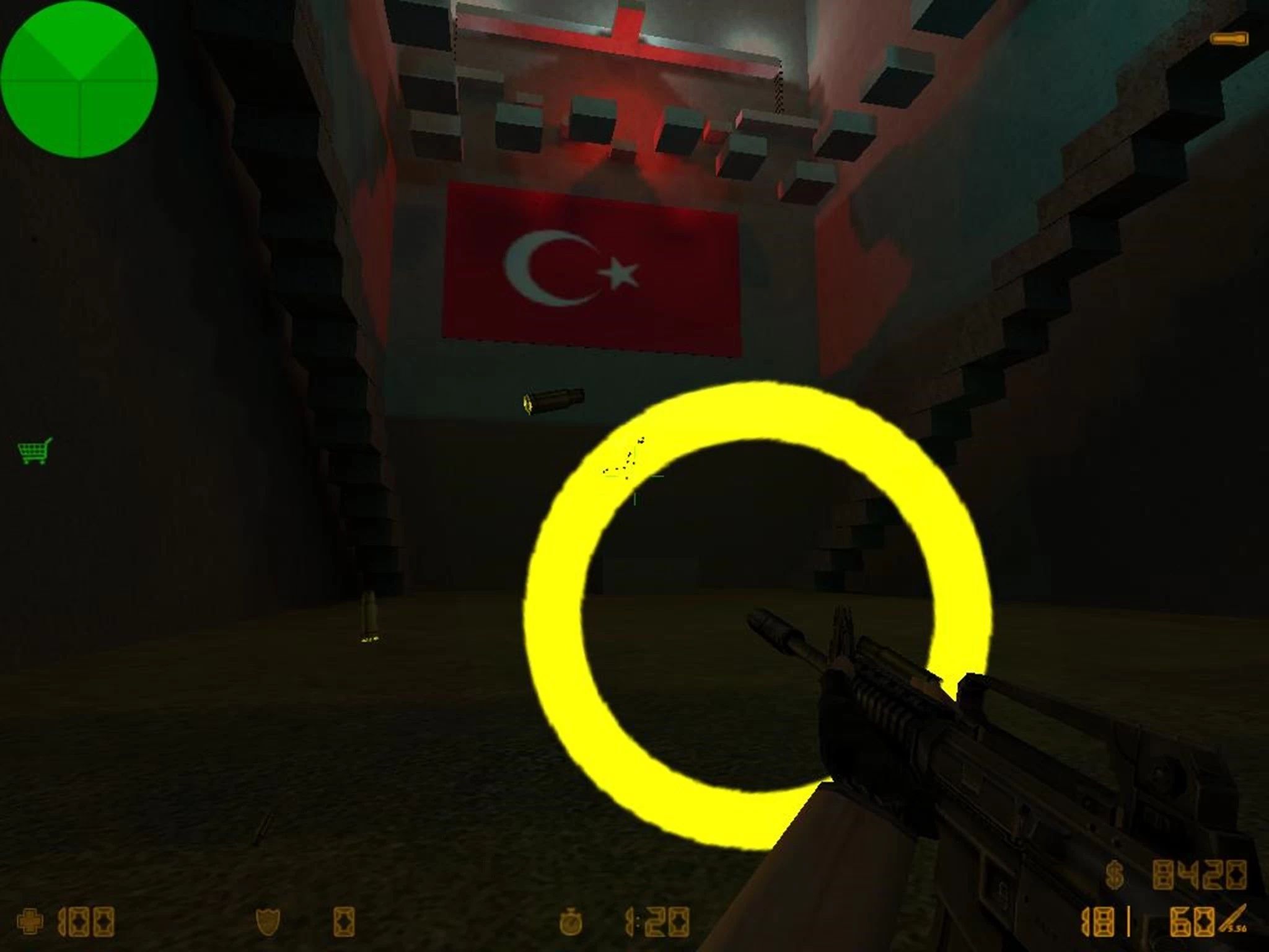 Скачать Yellow Circle - Muzzle flash