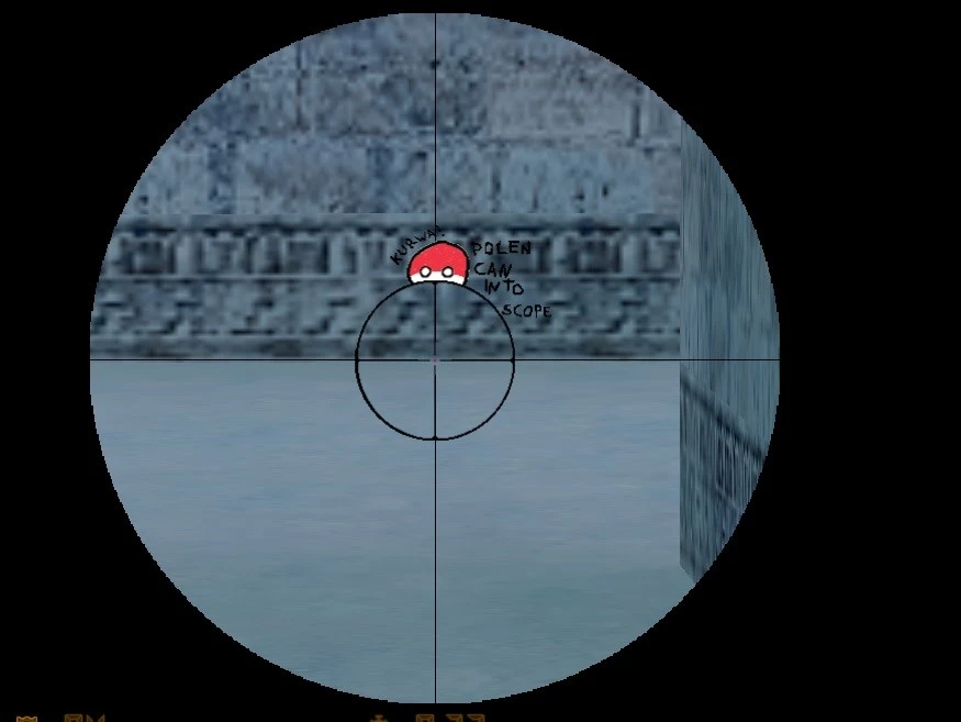 Скачать Polandball sniper scope