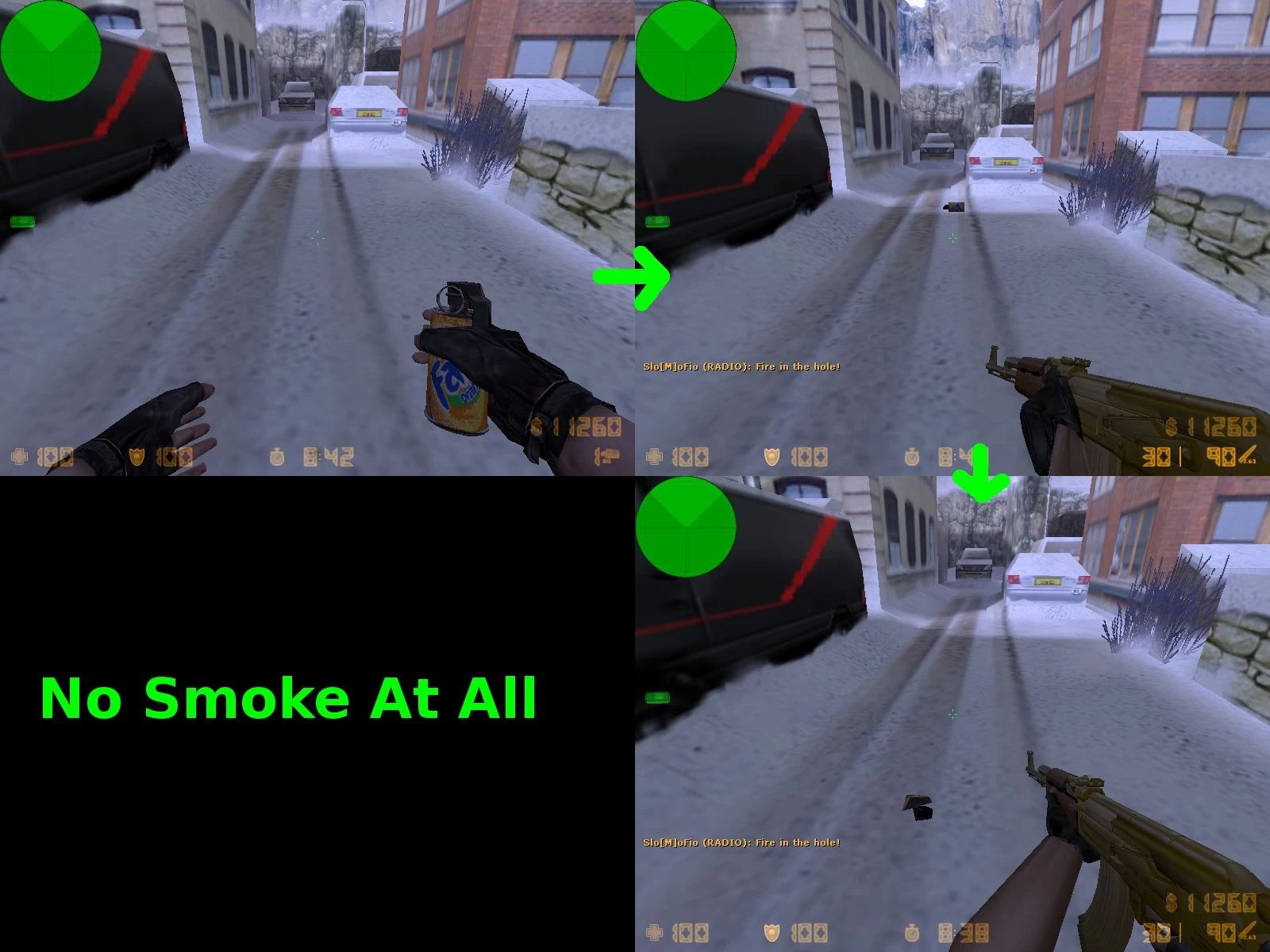 Скачать No Smoke At All - Никакого дыма CS 1.6