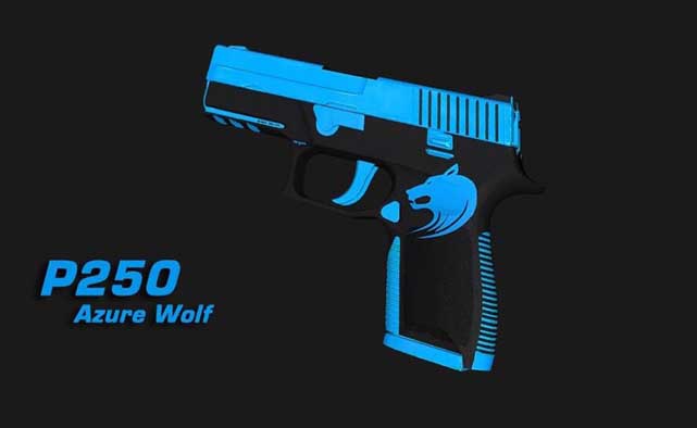 Скачать Модель P250 «Azure Wolf» для CSS