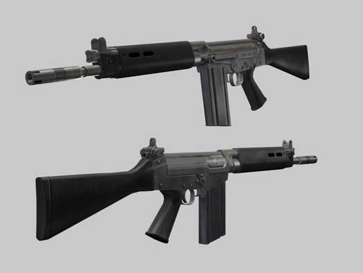 Скачать Модель Galil «Short FAL» для CSS