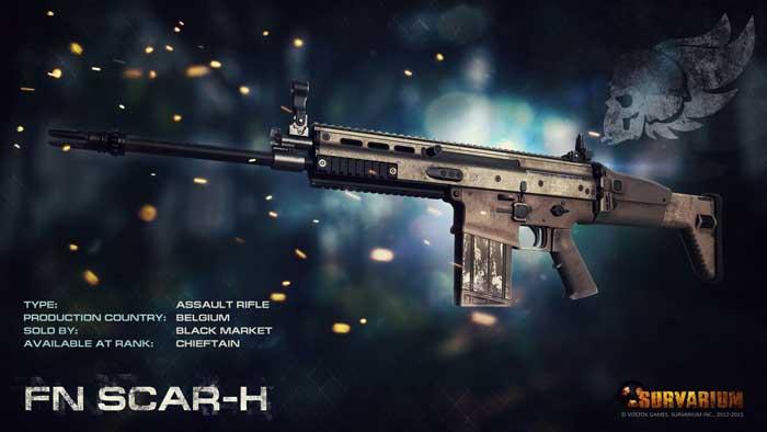 Скачать Модель SIG-552 «Scar H Survarium» для CSS