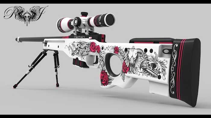 Скачать Модель AWP «Awp l Romeo and Juliet» для CSS