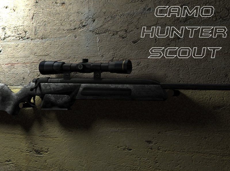 Скачать Модель Scout «Camo Hunter Scout» для CSS