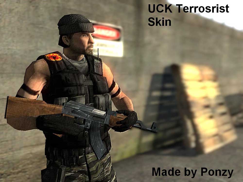 Скачать Модель Guerilla «UCK Terrorist Skin» для CSS