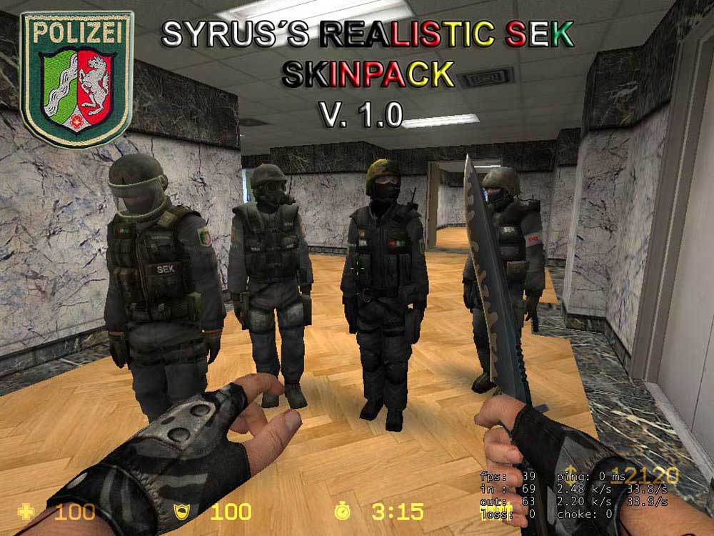 Скачать Пак моделей CT «Syrus´s Realistic SEK Skinpack V. 1.0» для CSS