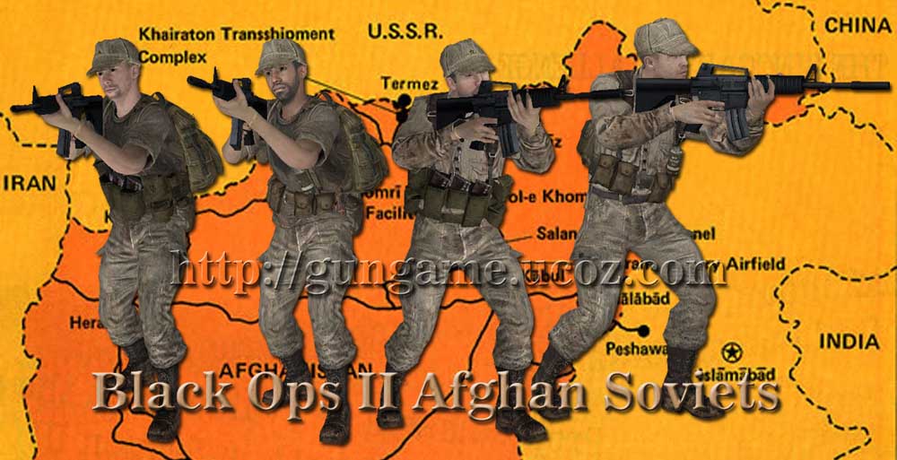 Скачать Пак Террористов «Black Ops II Afghan Soviets» для CSS